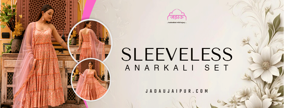 The Timeless Charm of Sleeveless Anarkali Sets